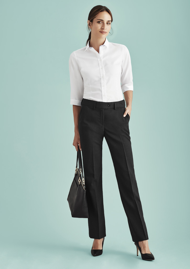 Slim Comfort B-95 Formal Charcoal Textured Trouser - Pexford