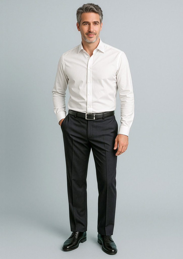 Mens Cool Stretch Adjustable Waist Pant (Regular)