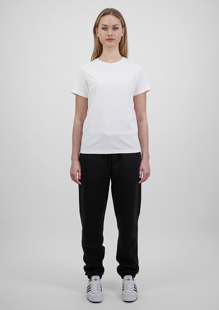 Basis Womens Track Pant – Pants – Good Mates – available in Black, Grey Marle, Navy – photo 1 of 10
