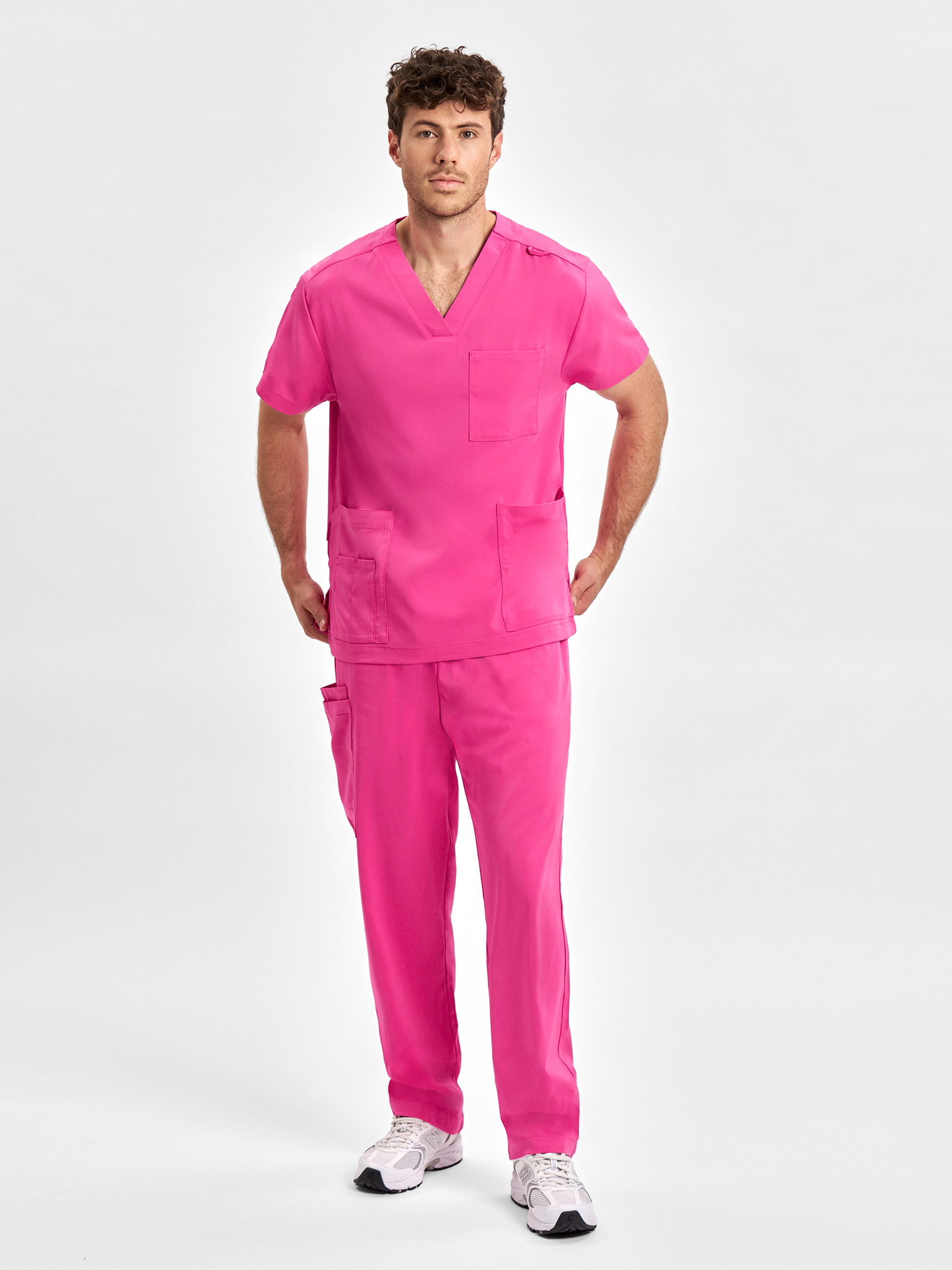 Inaura Pink Unisex Scrub Pant | CSP102UL