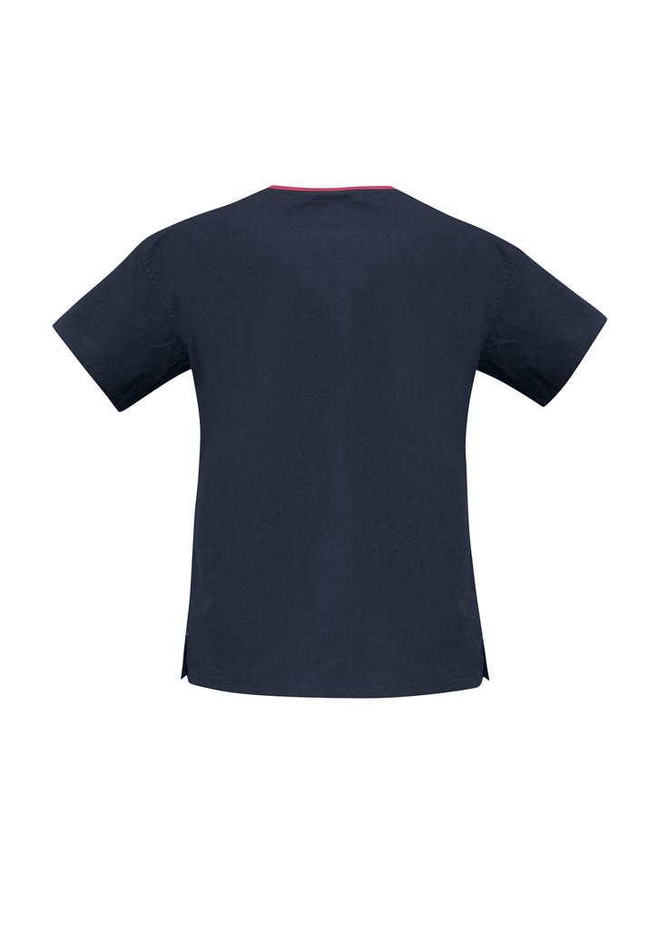 Crossover Scrubs Top, Navy Blue Scrubs