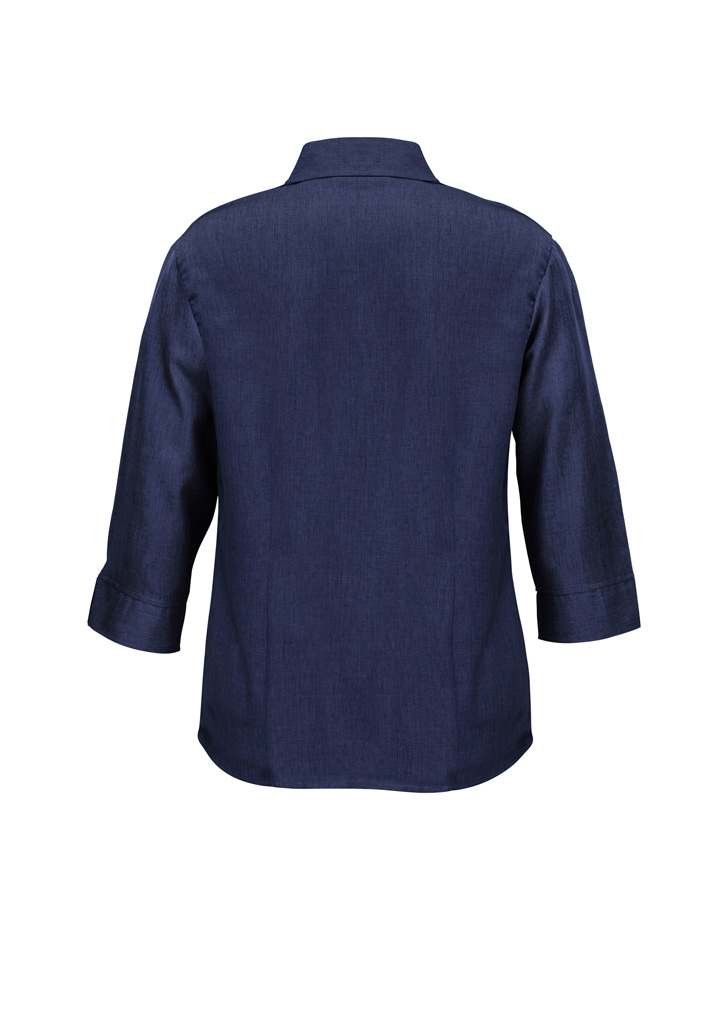 Oasis Ladies Plain 3/4 Sleeve Shirt | Biz Care AU
