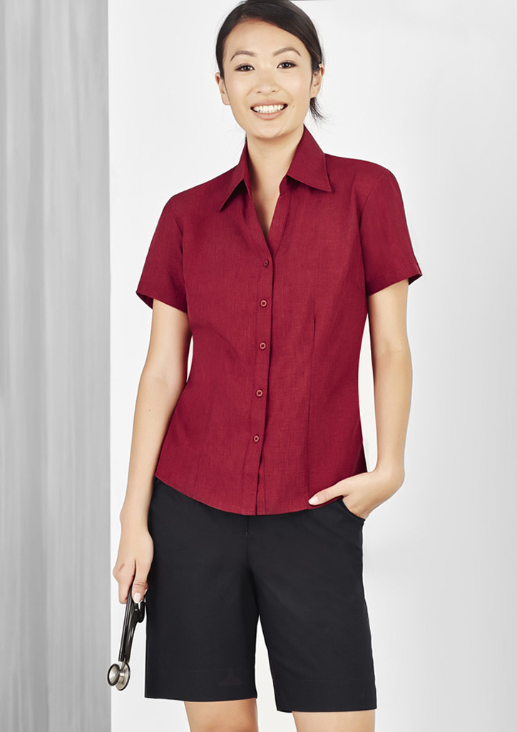 Buy Ladies Plain Oasis Short Sleeve Shirt LB3601