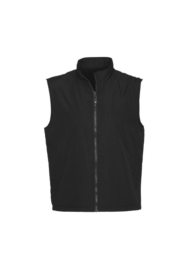 Biz Collection Mens Plain Micro Fleece Vest - Promotrenz