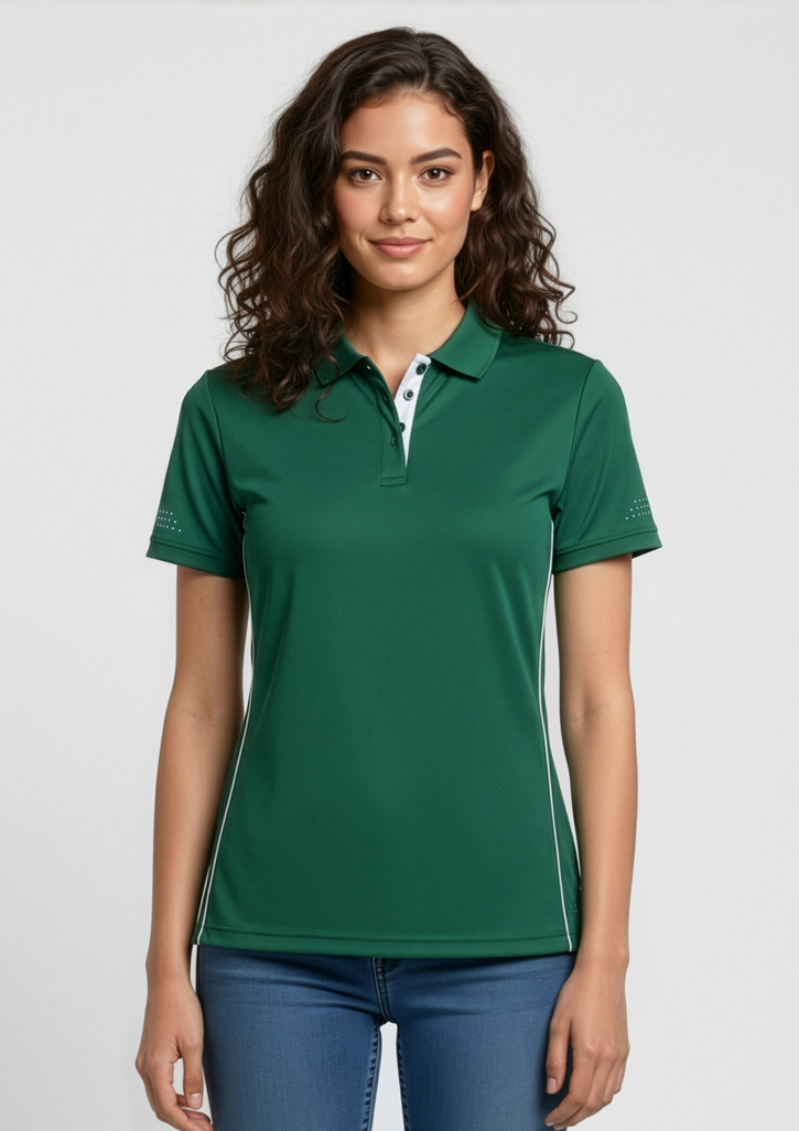 Womens Balance Short Sleeve Polo