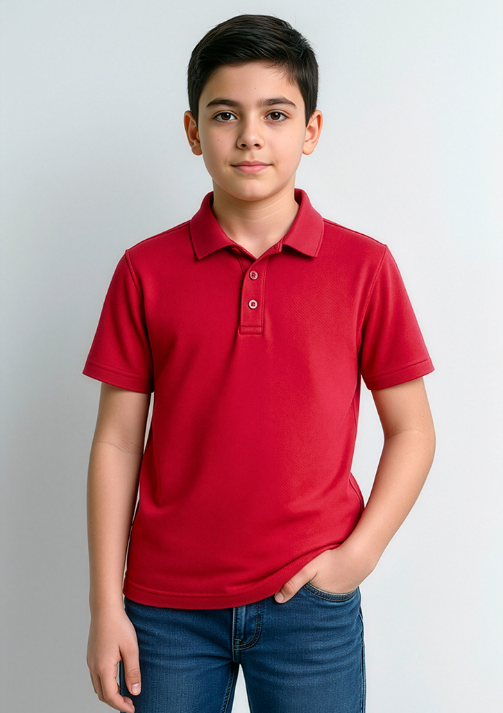 Kids Action Short Sleeve Polo