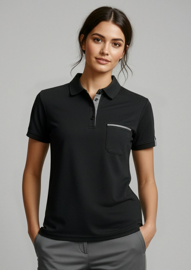 Womens Edge Short Sleeve Polo