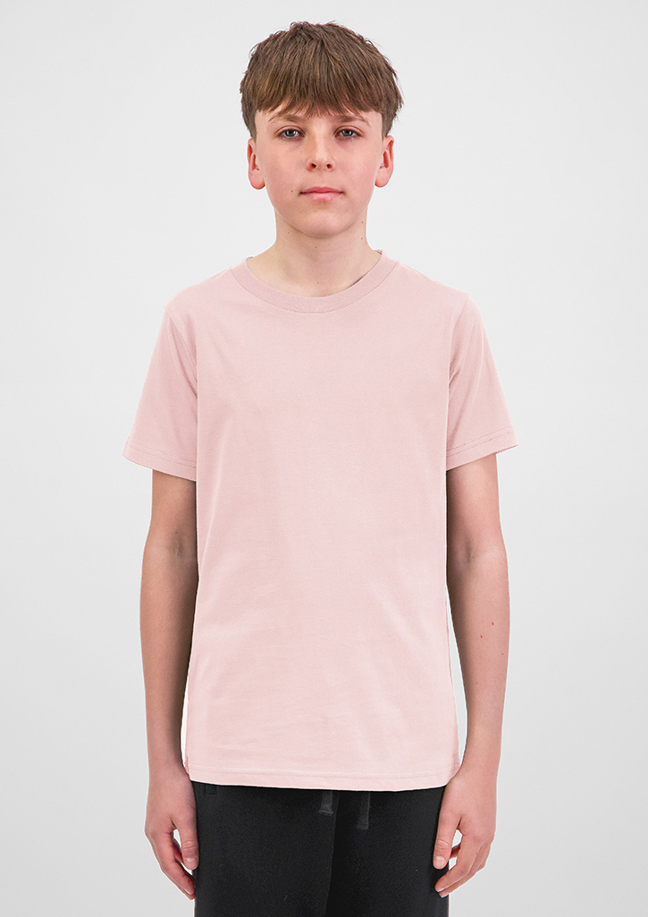 Basis Youth Short Sleeve Tee – T Shirts – Good Mates – available in Charcoal Marle, Ecru, Grey Marle, Pink and 5 more – photo 1 of 58