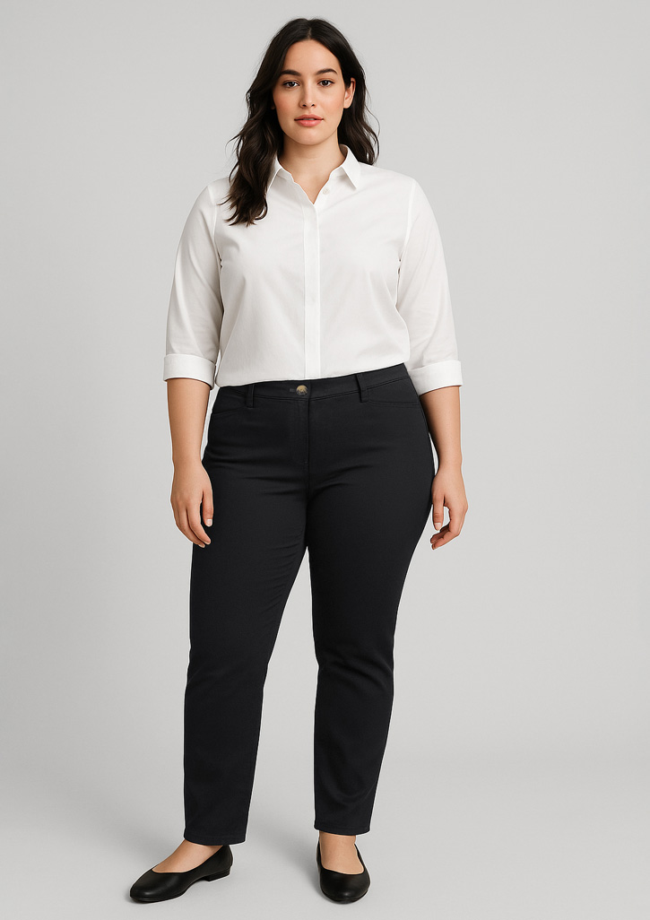 Buy Womens Slim Leg Stretch Chino Pant | FashionBiz.ca