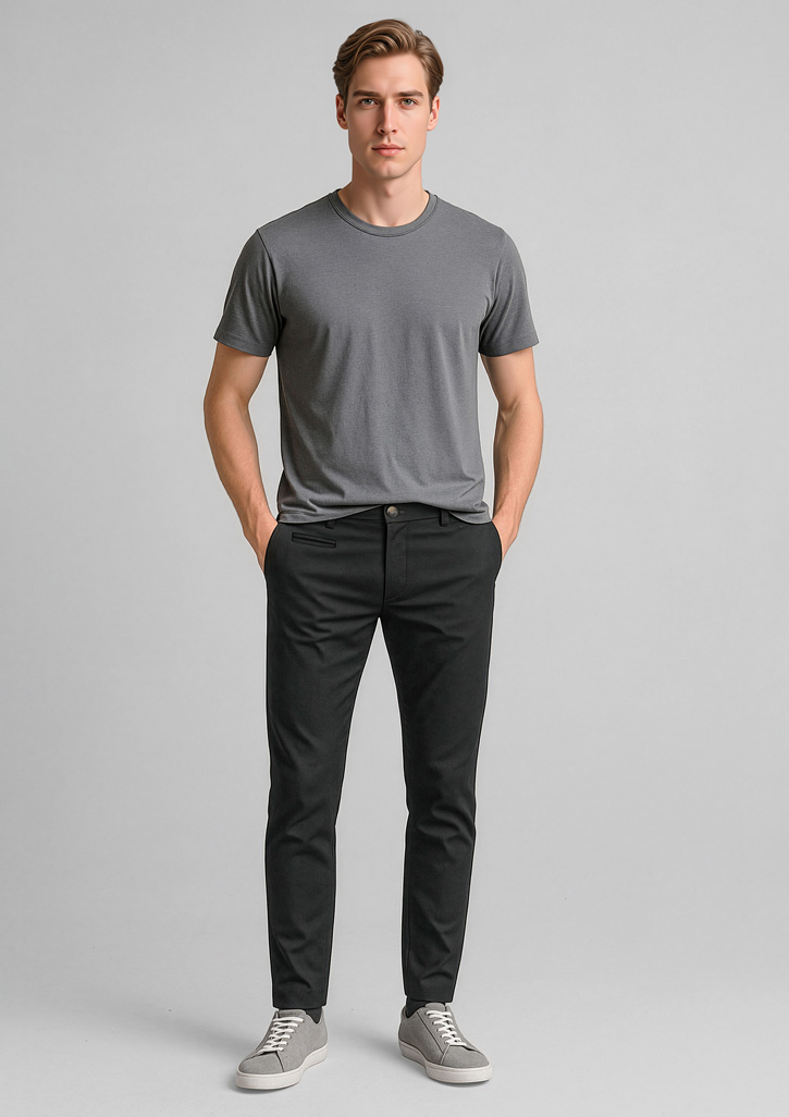 Mens Traveller Tapered Stretch Chino Pant