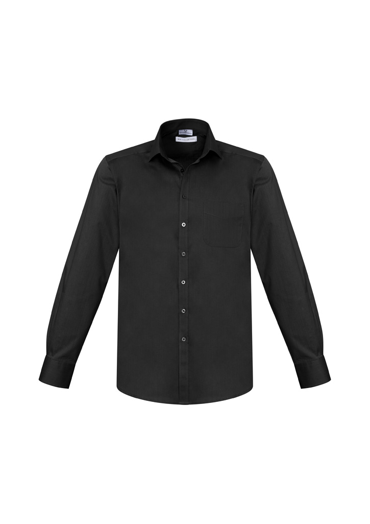 YOUNGLA Mens All Black Long Sleeve Dress Shirt Size XL Western Snap Closure
