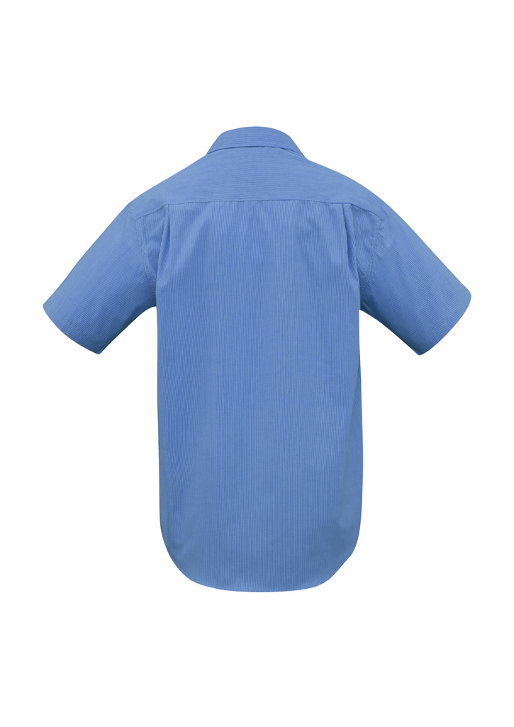 SH817 - Mens Micro Check Short Sleeve Shirt