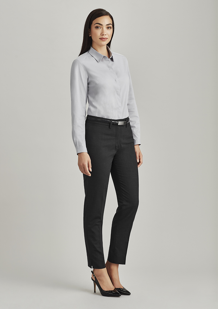 Buy Women Charcoal Straight Fit Checked Regular Trousers online   Looksgudin