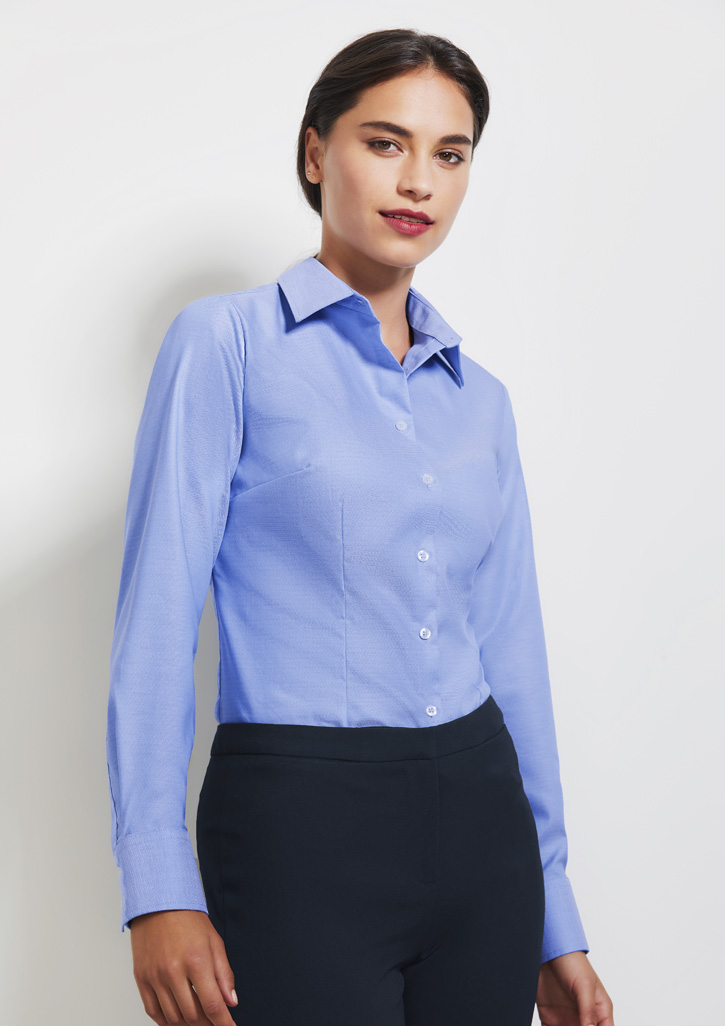 Camden Ladies Long Sleeve Shirt | Biz Collection AU