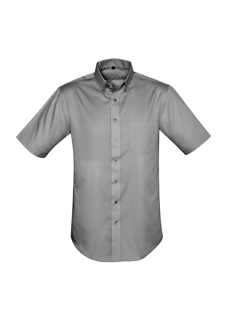 Men's Long Sleeve T-Shirt - Grey OZONEE O/B260 - Men's Clothing