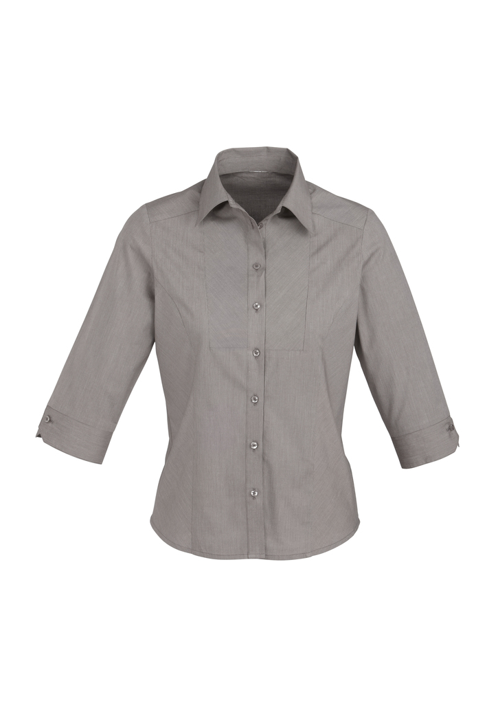 S122LT - Ladies Chevron 3/4 Sleeve Shirt