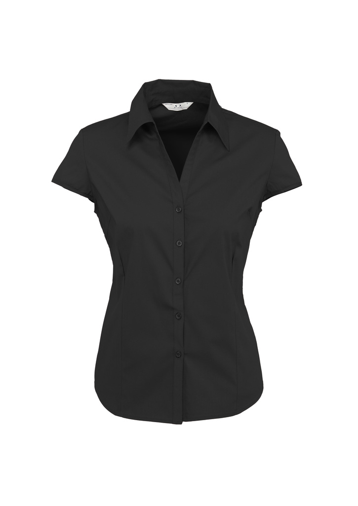 Ladies Metro Cap Sleeve Shirt S119LN | Biz Collection NZ