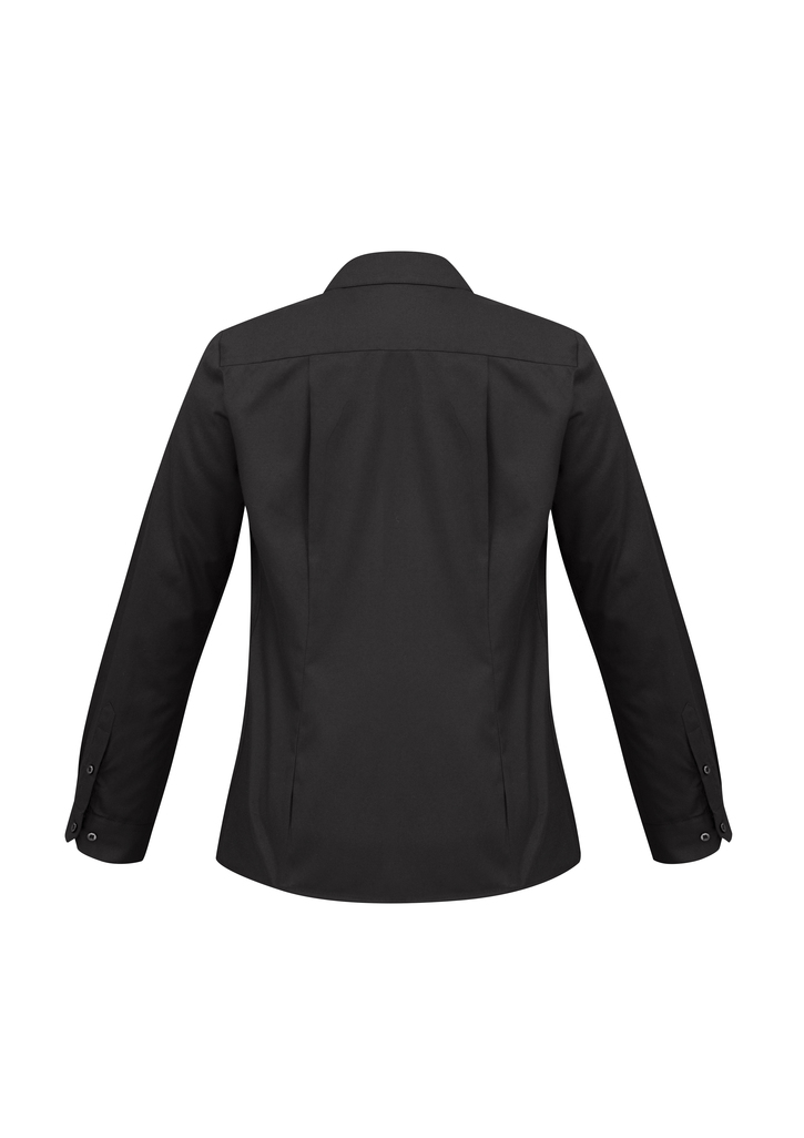 S414LL - Ladies Reno Panel Long Sleeve Shirt