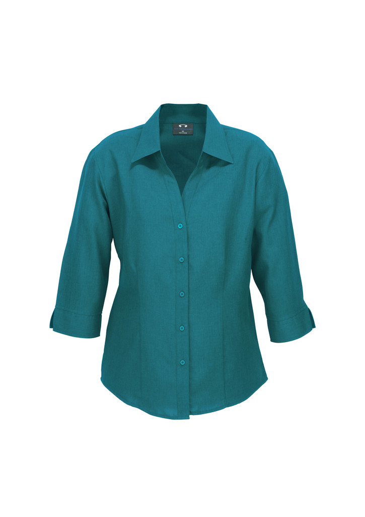 Ladies Plain Oasis 3/4 Sleeve Shirt LB3600 | Biz Collection AU