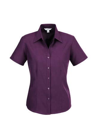 Ladies Plain Oasis Short Sleeve Shirt LB3601 | Biz Collection NZ