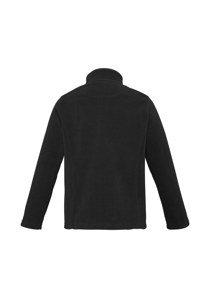 plain black fleece jacket