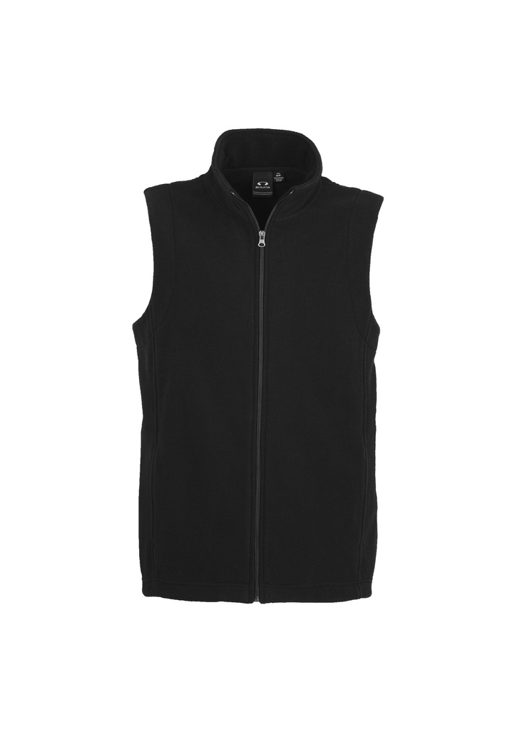 F233MN - Mens Plain Micro Fleece Vest