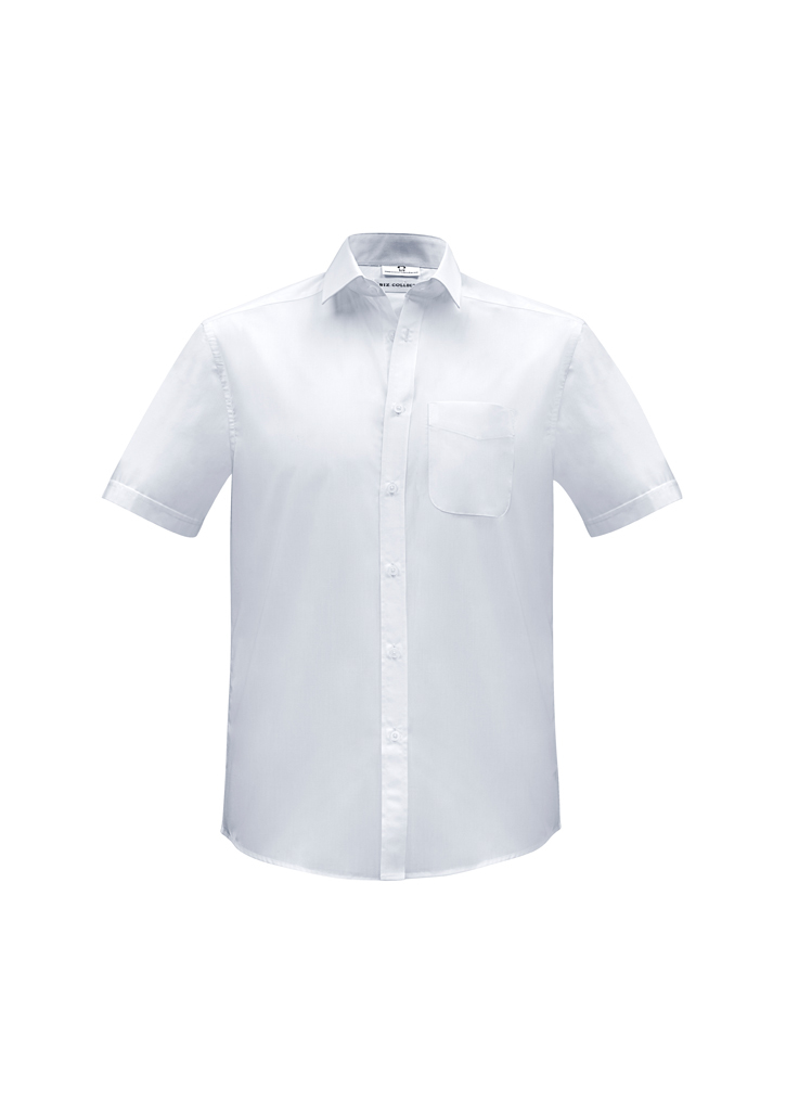 S812MS - Mens Euro Short Sleeve Shirt