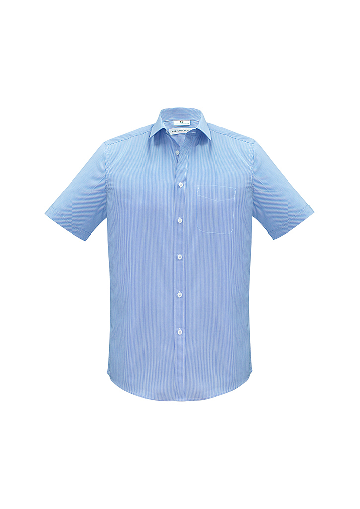 S812MS - Mens Euro Short Sleeve Shirt