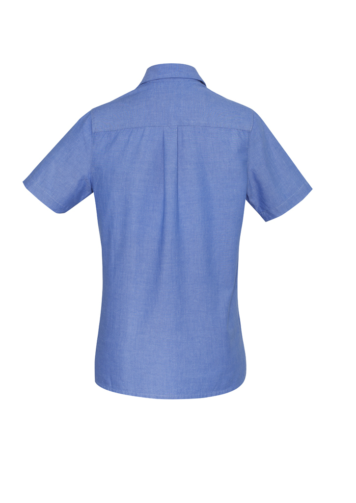 LB6200 - Ladies Wrinkle Free Chambray Short Sleeve Shirt