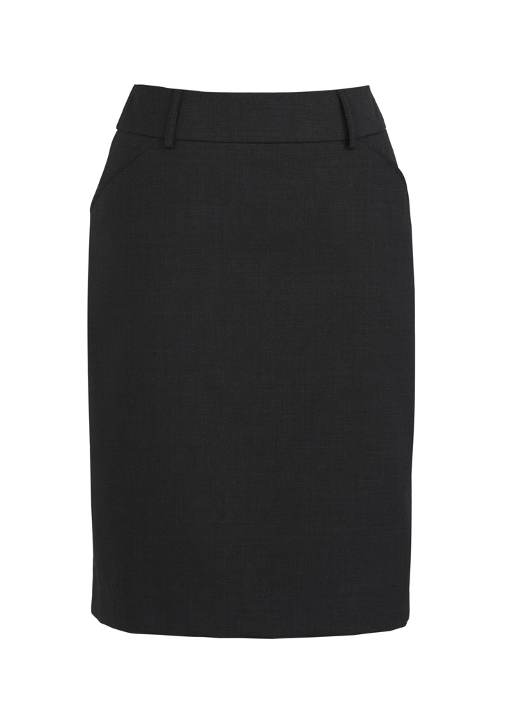 Comfort Wool Stretch Womens Multi-Pleat Skirt