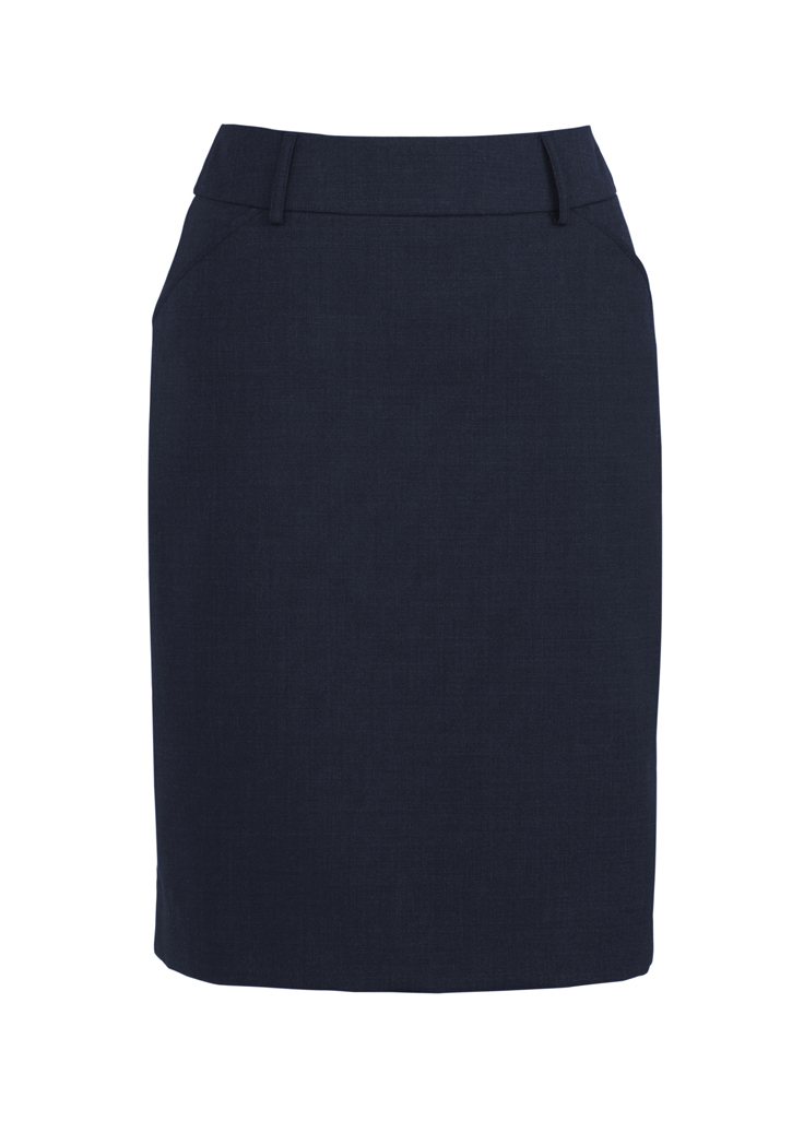 Comfort Wool Stretch Womens Multi-Pleat Skirt