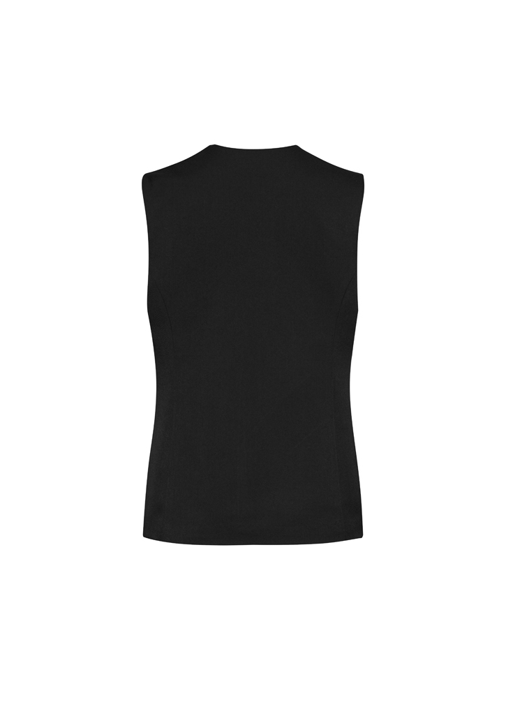 Black Longline Knitted Stretch Vest