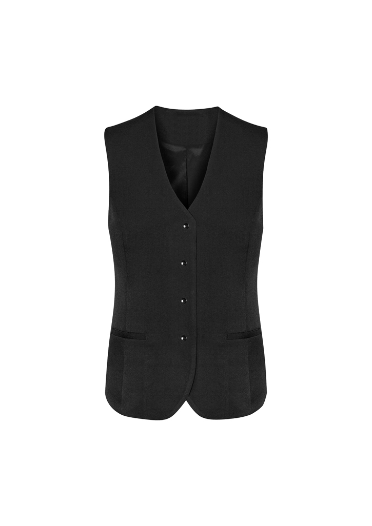 Biz Corporates Ladies Longline Sleeveless Jacket (60114) Clearance